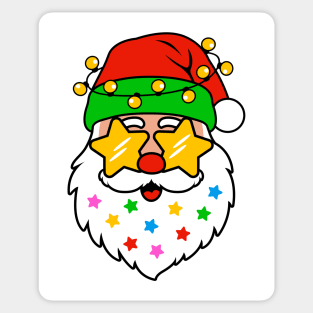 Santa Claus With Sunglasses Sticker